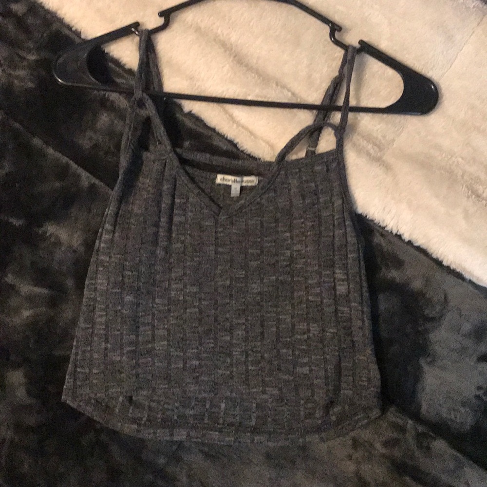 Dark grey croptop